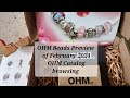 OHM Beads Preview of February 2024 🎉 OHM Catalog browsing