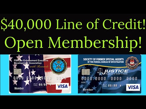 Major Game Changer! $40,000 Personal Line of Credit! Justice Federal Credit Union - Open Nationwide!