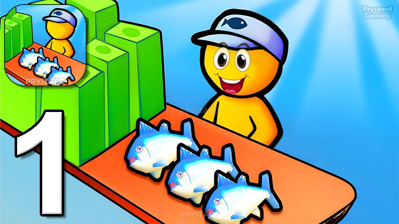 My Fish Mart - Gameplay Walkthrough Part 1 - My Fish Mart: Idle Tycoon Game (iOS, Android)