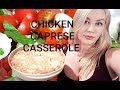 Keto Chicken Caprese Casserole