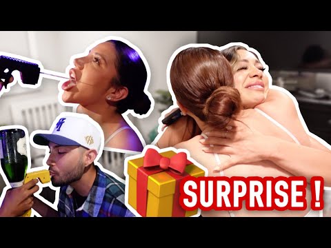 SURPRISING MY CHILDHOOD BEST FRIEND !! *emotional*
