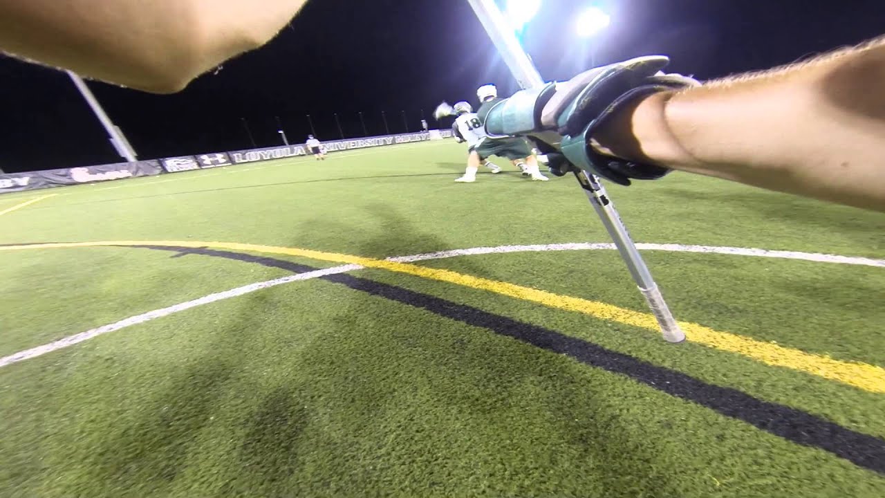 2014 Loyola Lacrosse Alumni game Goalie with GoPro YouTube