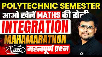 #35 INTEGRATION MAHAMARATHON | Polytechnic 2nd Semester Applied Math-II |All Branch #astechnic