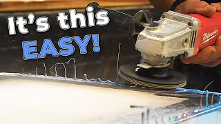 How to Sand Drips off Epoxy Countertops by Stone Coat Countertops 16,685 views 8 months ago 3 minutes, 52 seconds