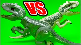 LEGO Battle Indominus Rex 2015 VS 2020 Jurassic World Dinosaurs Comparison