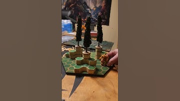 "Three Pines" Battletech Terrain Scatter Hex #battletech #diy #boardgames