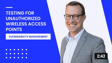 Testing for Unauthorized Wireless Access Points