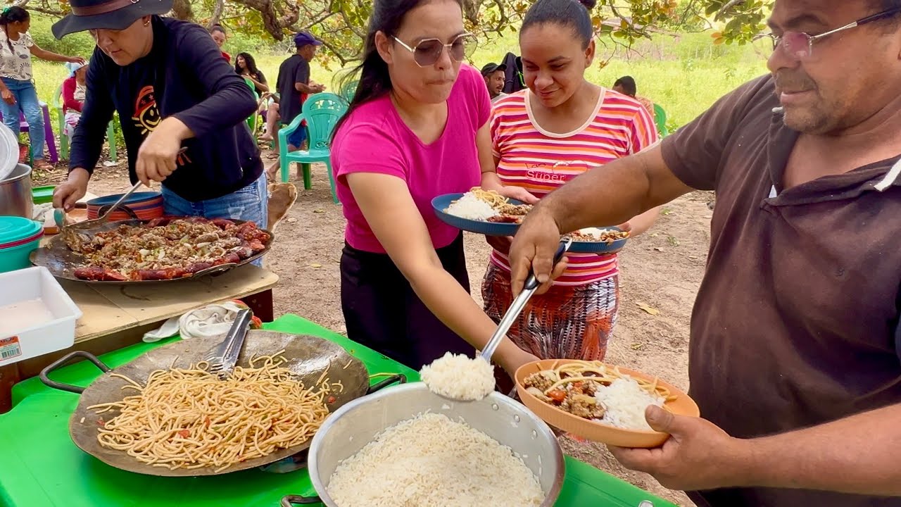 ALMOÇO NA ROÇA, COM ROSÂNGELA NA COMUNIDADE BAXI 