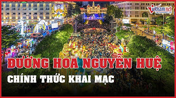TP.HCM: Ngàn người chen chân tham gia khai mạc đường hoa Nguyễn Huệ | Vietnamnet