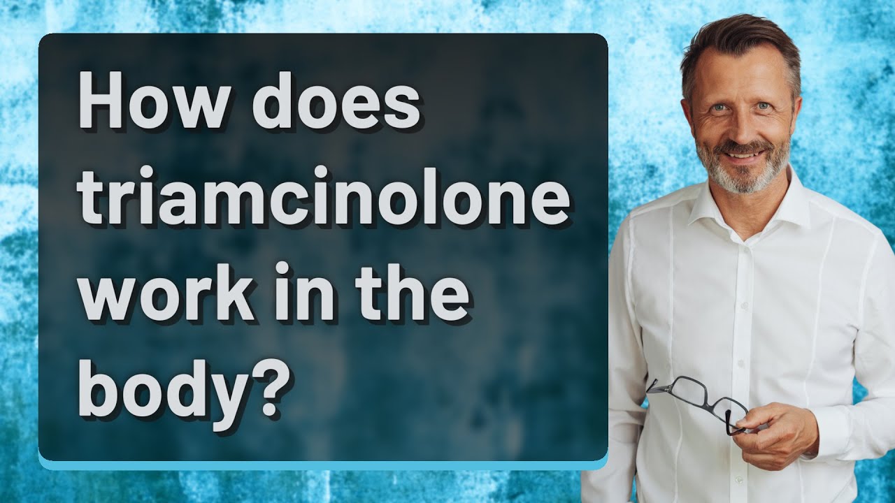 How does triamcinolone work in the body?
