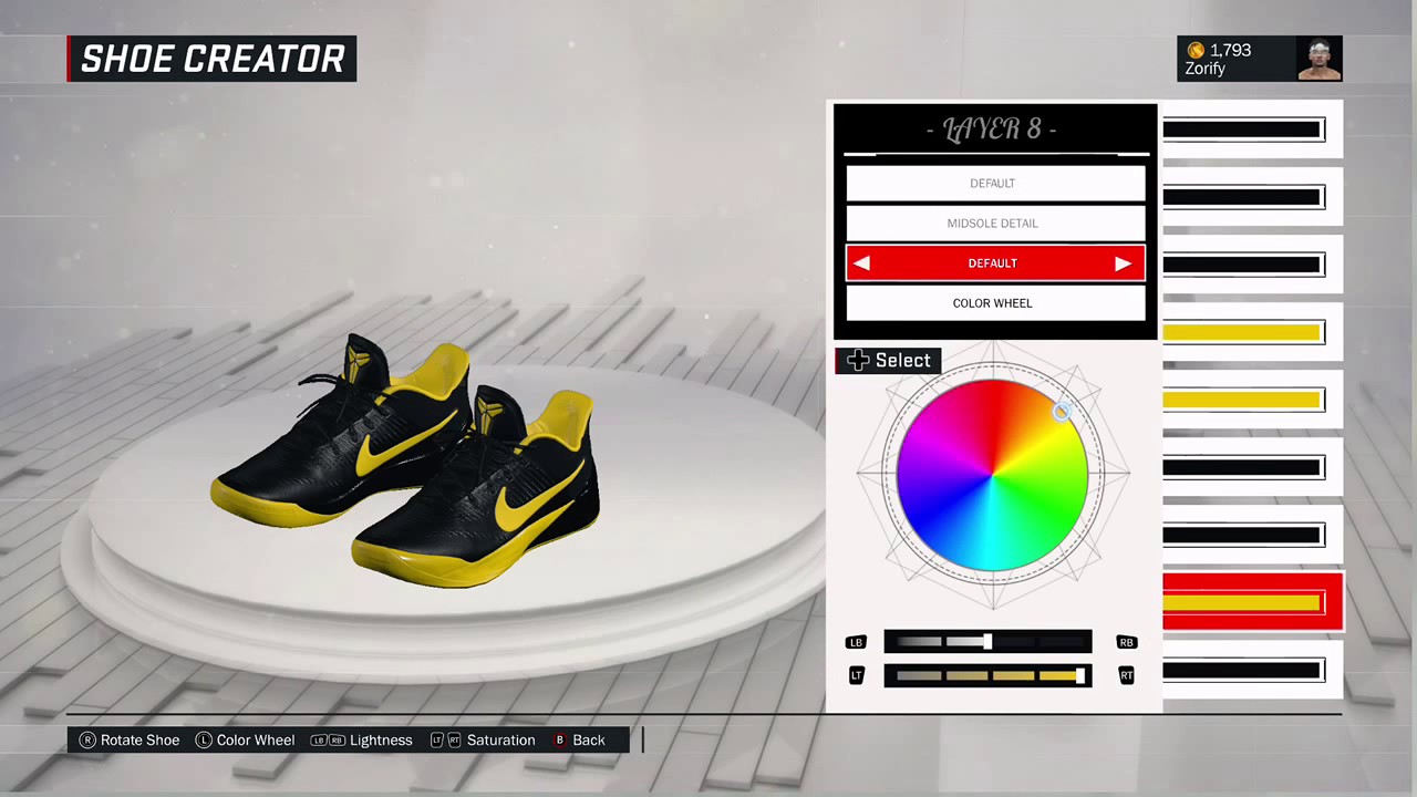 NBA 2K17 Shoe Creator - Nike Kobe AD "Oregon"