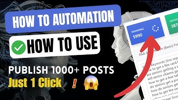 How To Automation Module - Using Guideline | Unlimited AI Content  | AI Content Generator Tools