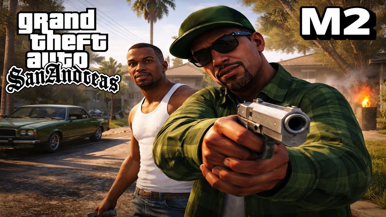 GTA San Andreas Mission #2 – Ryder Full Gameplay | Cleaning the Hood