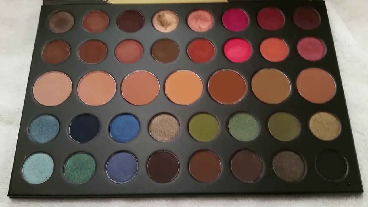 SWATCH Morphe 39A "Dare to Create" Holiday Eyeshadow