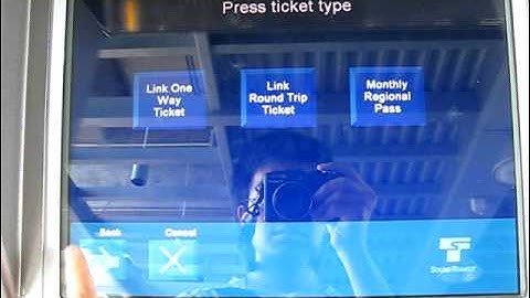 Playing with a Sound Transit Ticket Vending Machine