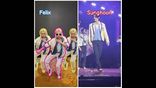 Felix Vs Sunghoon ☺️🤨 #felix #sunghoon #shorts