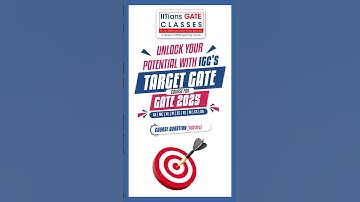 GATE 2025 Preparation | Online Target GATE Course #gate2025preparation #gateonlineclasses lectures