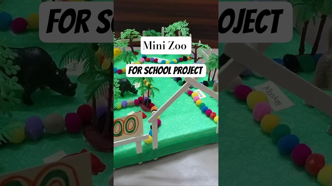 Mini Zoo For school Project DM me on insta or order mohit.gautamoffical 