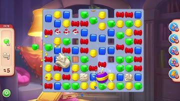 Homescapes Level 1478 - 18  Moves - No Boosters