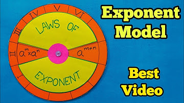 #maths working model#Laws of Exponent #how to make exponent model #maths project #maths model#TLM 👍