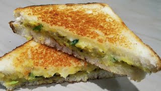 5 min में बनाइये आलू सैंडविच||Snacks Recipe||Cheese potato Sandwich||Purnima's Creation