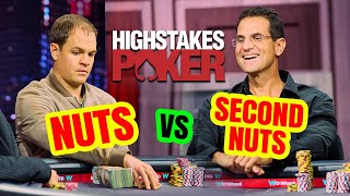 Can You Fold The Second Nuts on High Stakes Poker?! Andrew Robl vs Brandon Adams Resimi