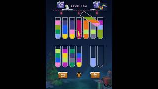 water color sort puzzle level 184 - sort water color puzzle level 184 / watersortpuzzle video 4K 🤗