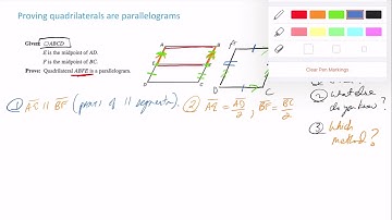 Geometry - Chapter 8.3 Proving Quadrilaterals are Parallelograms (Proof)