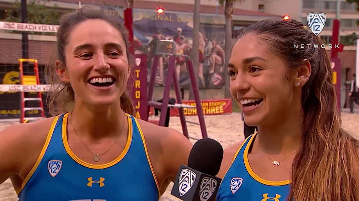 UCLA's Lily Justine, Sarah Sponcil break down the dual-clinching win over No. 2 USC