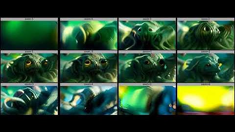 Animatediff LORA Zoom Examples