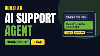 AI Customer Support Chatbot in Java: Spring Boot + RAG + Vector DB (Full Tutorial)
