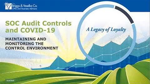 SOC Audit Controls and COVID-19