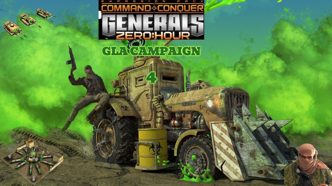 Command & Conquer Generals: Zero Hour GLA Campaign on 1080p, mission 4  