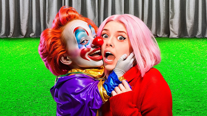 we bought the smallest clown in the world!