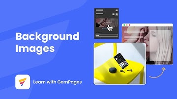 How to Add a Background Image | v6 Editor | GemPages Tutorial