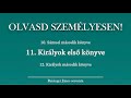 OLVASD SZEMÉLYESEN! 11. Királyok 1. könyve – A Biblia 66 könyve Reisinger Jánossal