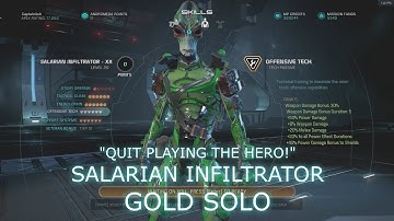 Salarian Infiltrator (GOLD SOLO) - Mass Effect Andromeda Multiplayer