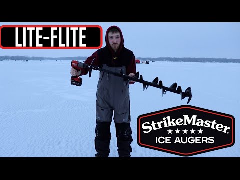 Jääpuur StrikeMaster Lite-Flite Lazer 200mm (akutrellile) video