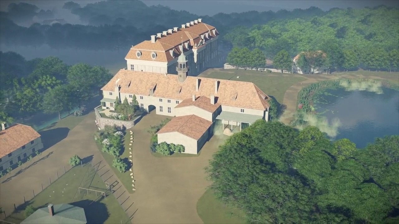 Virtuelle Rekonstruktion von Schloss Friedrichstein/Каменка (Russland)