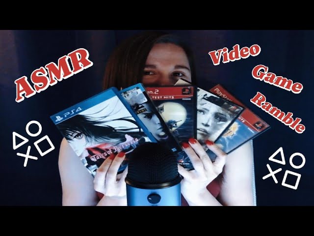 ASMR My Top 5 Nostalgic Video Games (Soft Whisper Ramble)