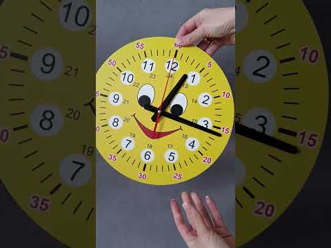 Навчальний настінний годинник  "Веселе сонечко" круглий, видео 1