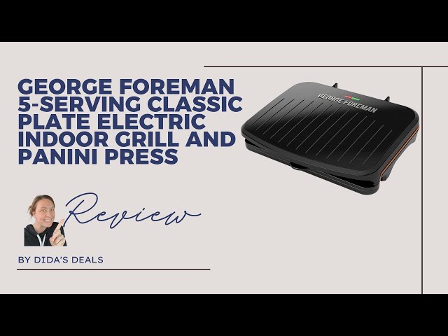 George Foreman 5-serving Classic Plate Grill