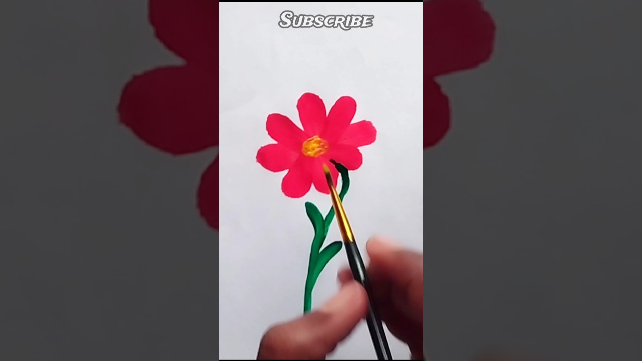 easy and beautiful flowers drawing ❤️