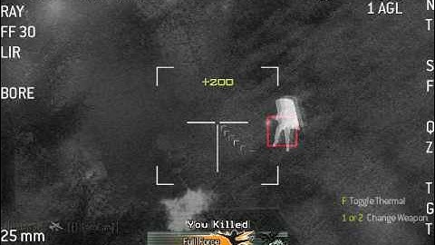 Modern Warfare 2 AC130 Unlimited ammo mod FTW