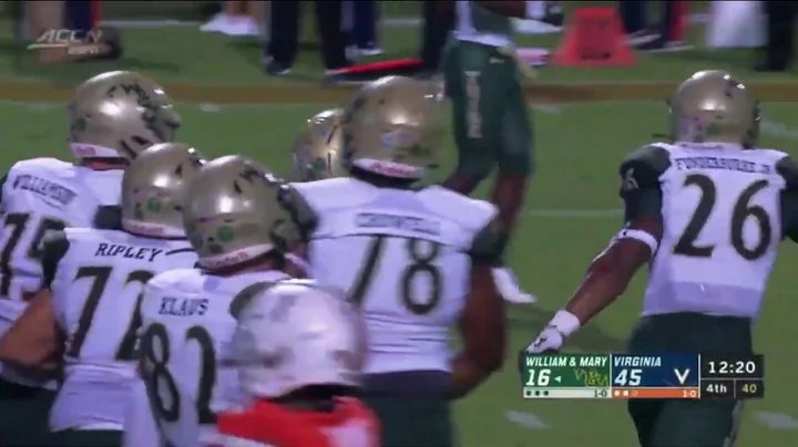 CAA Football Week 2 Highlights: William & Mary 17,...