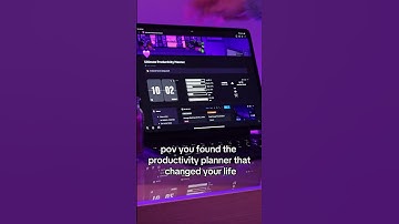 The productivity planner that changed your life 😵 #notion #notiontips #productivitysoftware ♥ MAYCLO