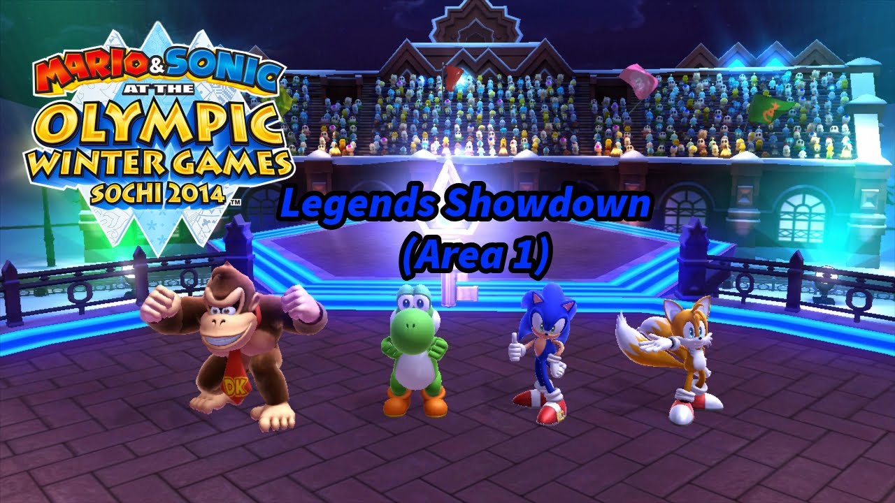 Mario & Sonic At The Sochi 2014 Olympic Games - Legends Showdown