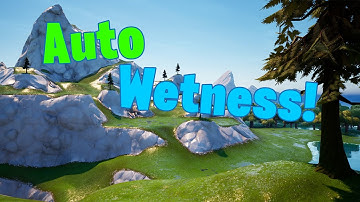 Add Fortnite Textures and Wetness to Custom Landscape Material - Part 5 - UEFN Tutorial