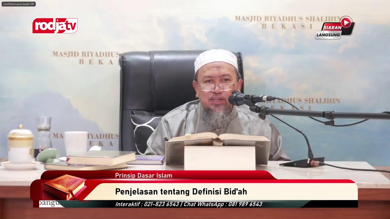 ⁣[LIVE] Ustadz Mahfudz Umri, Lc. | Prinsip Dasar Islam