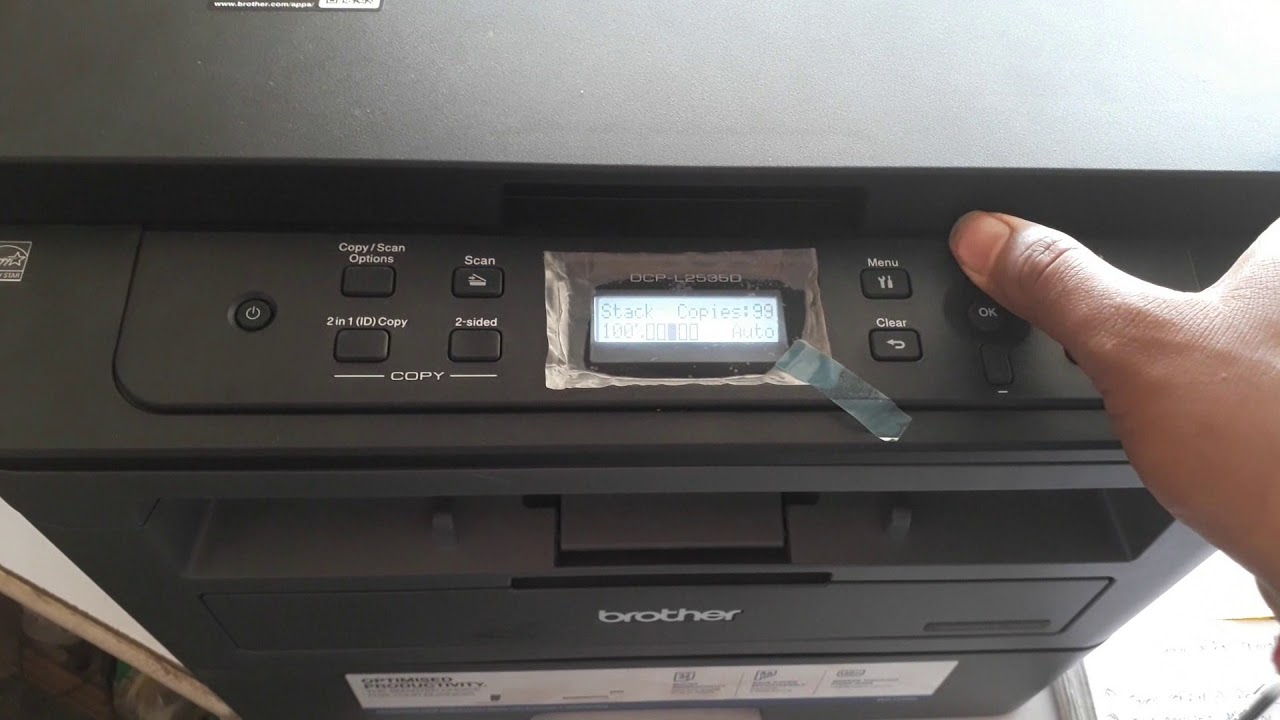 Brother DCP- L2535D Toner Repalce Reset Process 